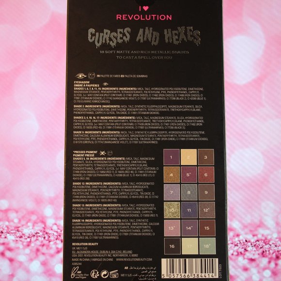 REVOLUTION | Curses and Hexes Eyeshadow Palette | - Picture 7 of 7